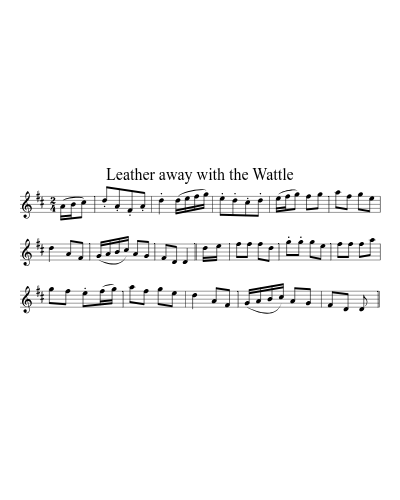 Leather away with the Wattle