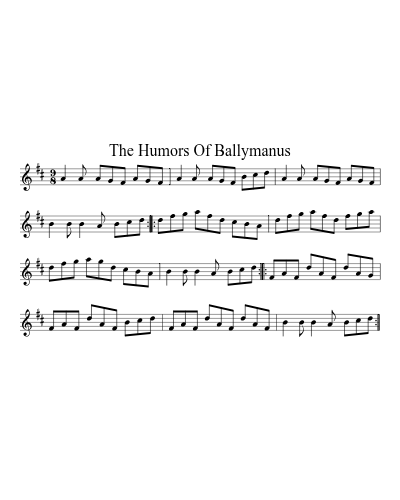 The Humors of Ballymanus (Version 2)