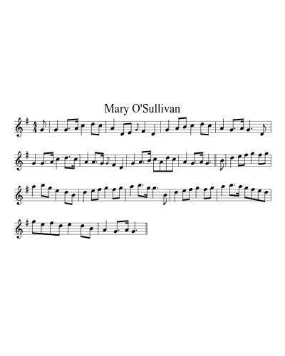 Mary O'Sullivan