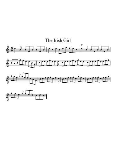 The Irish Girl (Version 4)