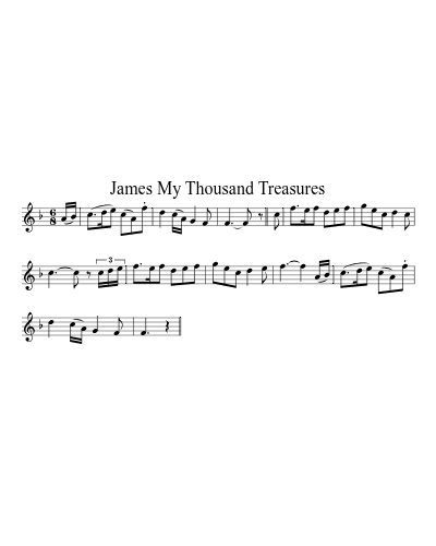James My Thousand Treasures