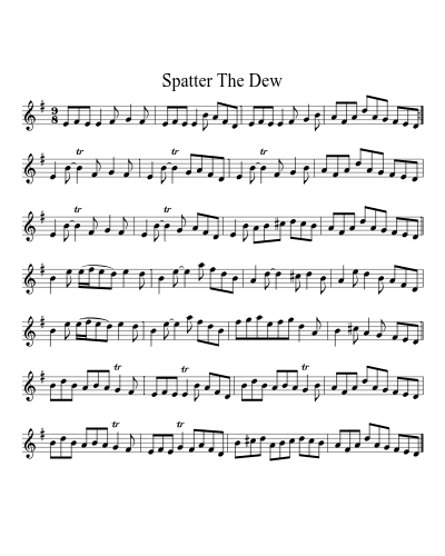 Spatter The Dew (Version 2) preview