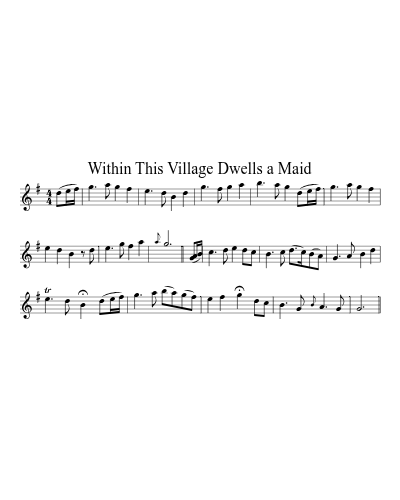 Within This Village Dwells a Maid (Version 2)