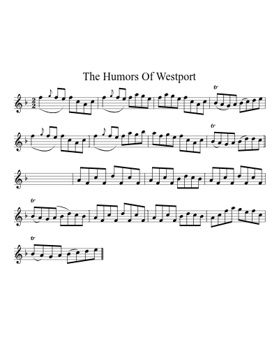 The Humors of Westport (Version 2)