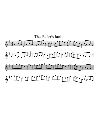 The Peeler's Jacket (Version 5)