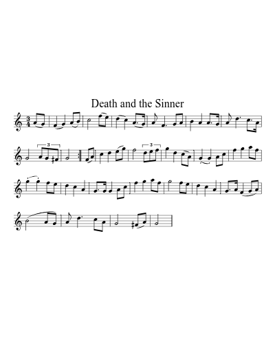 Death and the Sinner (Version 2)