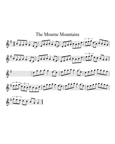 The Mourne Mountains (Version 2)